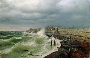 Pier van Odessa, 1885 door Rufim Gavrilovitch Sudkovsky